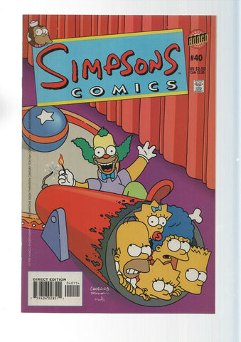 Bongo: Sideshow Simpsons - Simpsons Comics numero 40