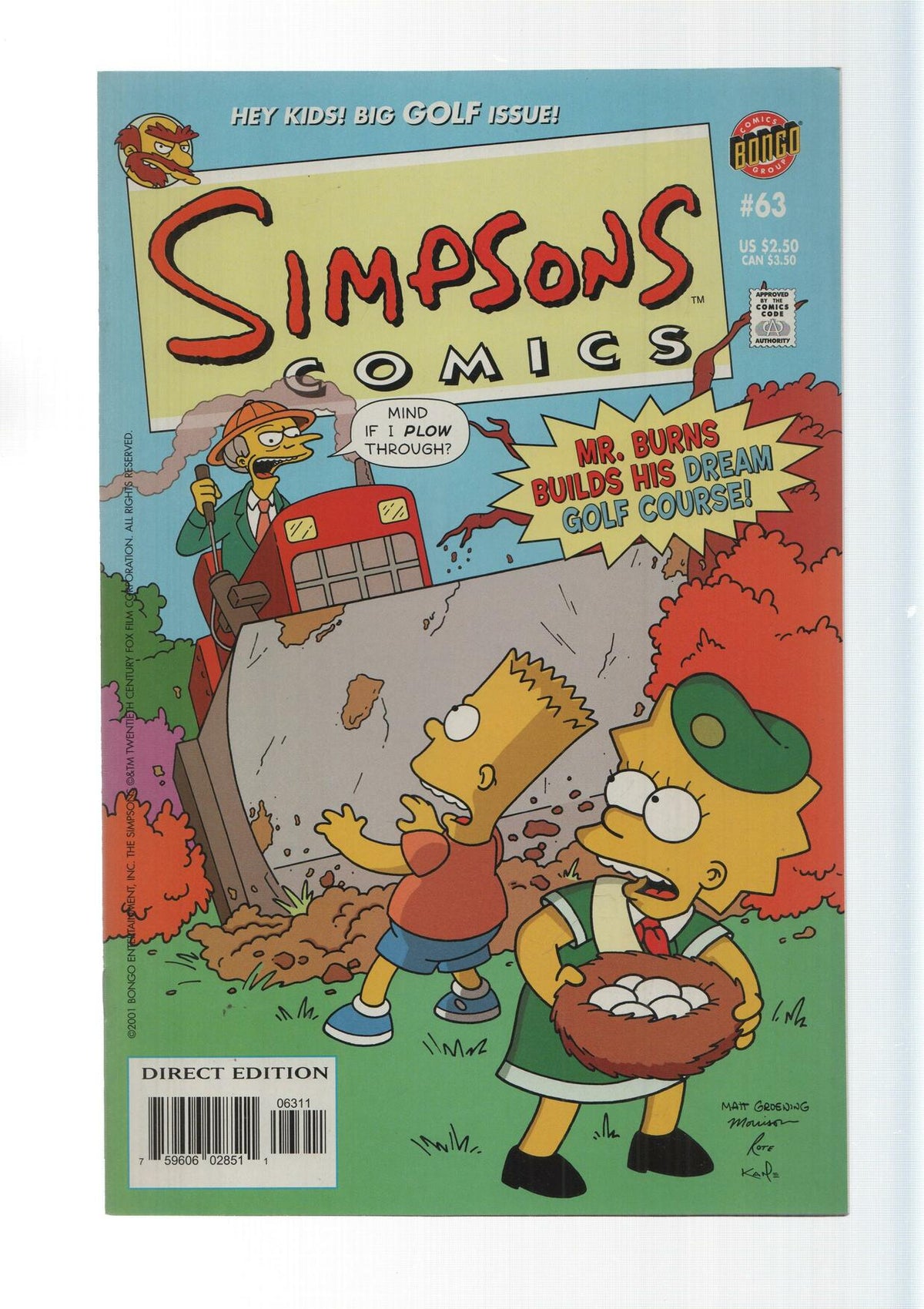 Bongo: The Bogey Man - Simpsons comics numero 63