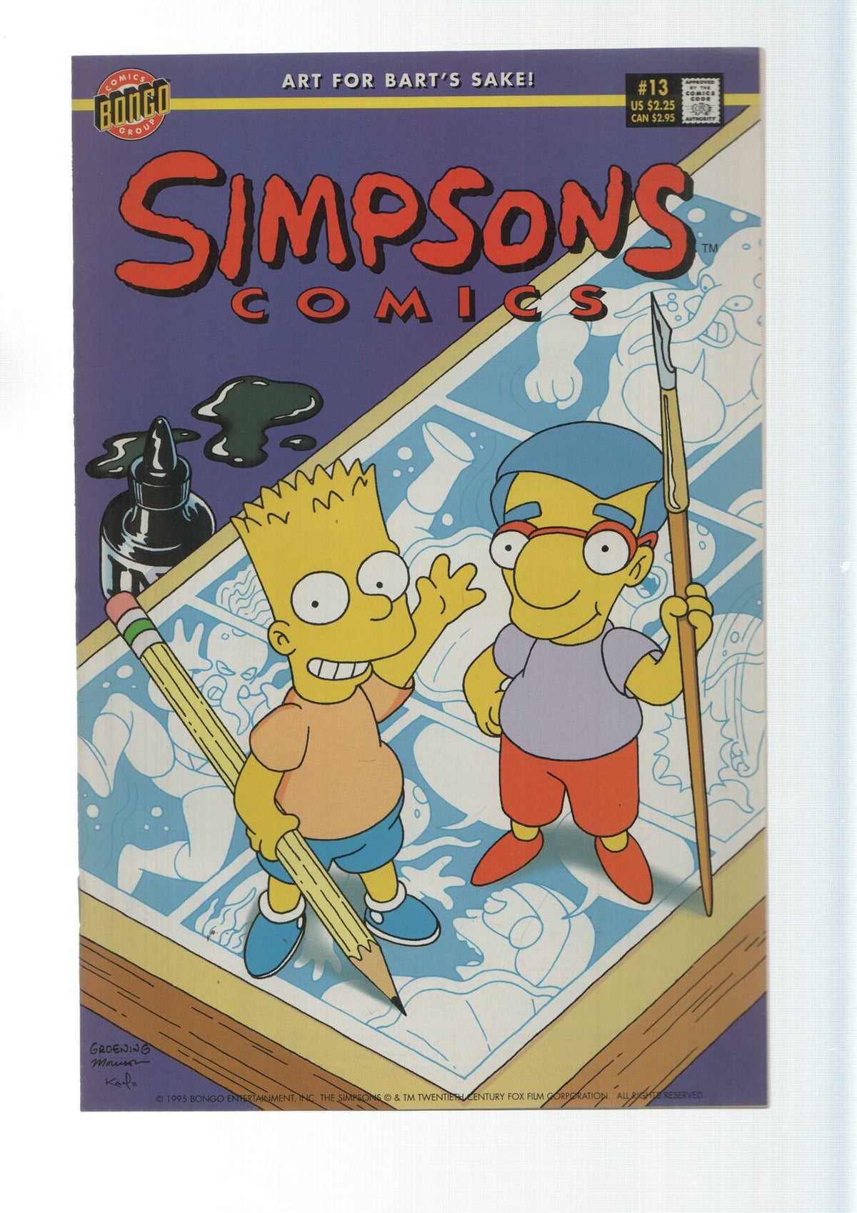 Bongo: Give me merchandising or give me death - Simpsons Comics numero 13