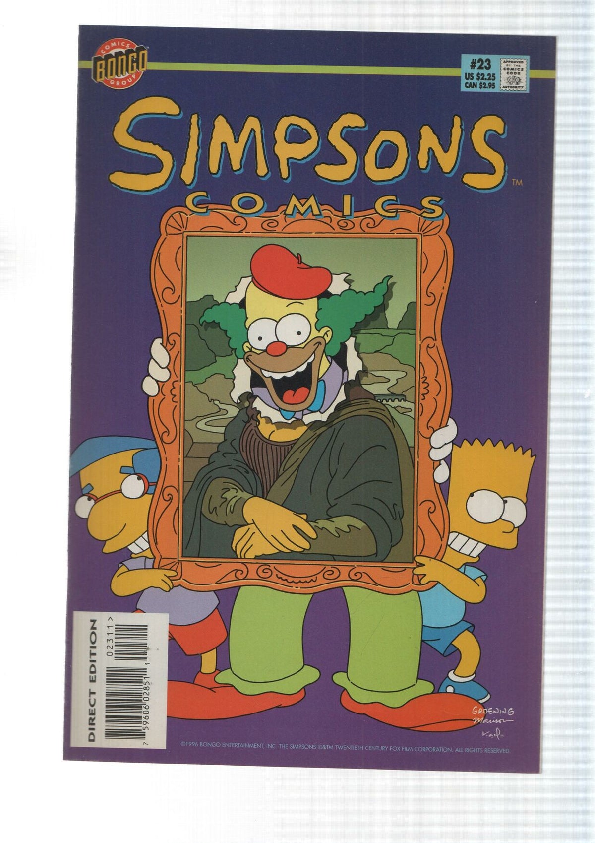Bongo: Bart de Triomphe - Simpsons Comics numero 23