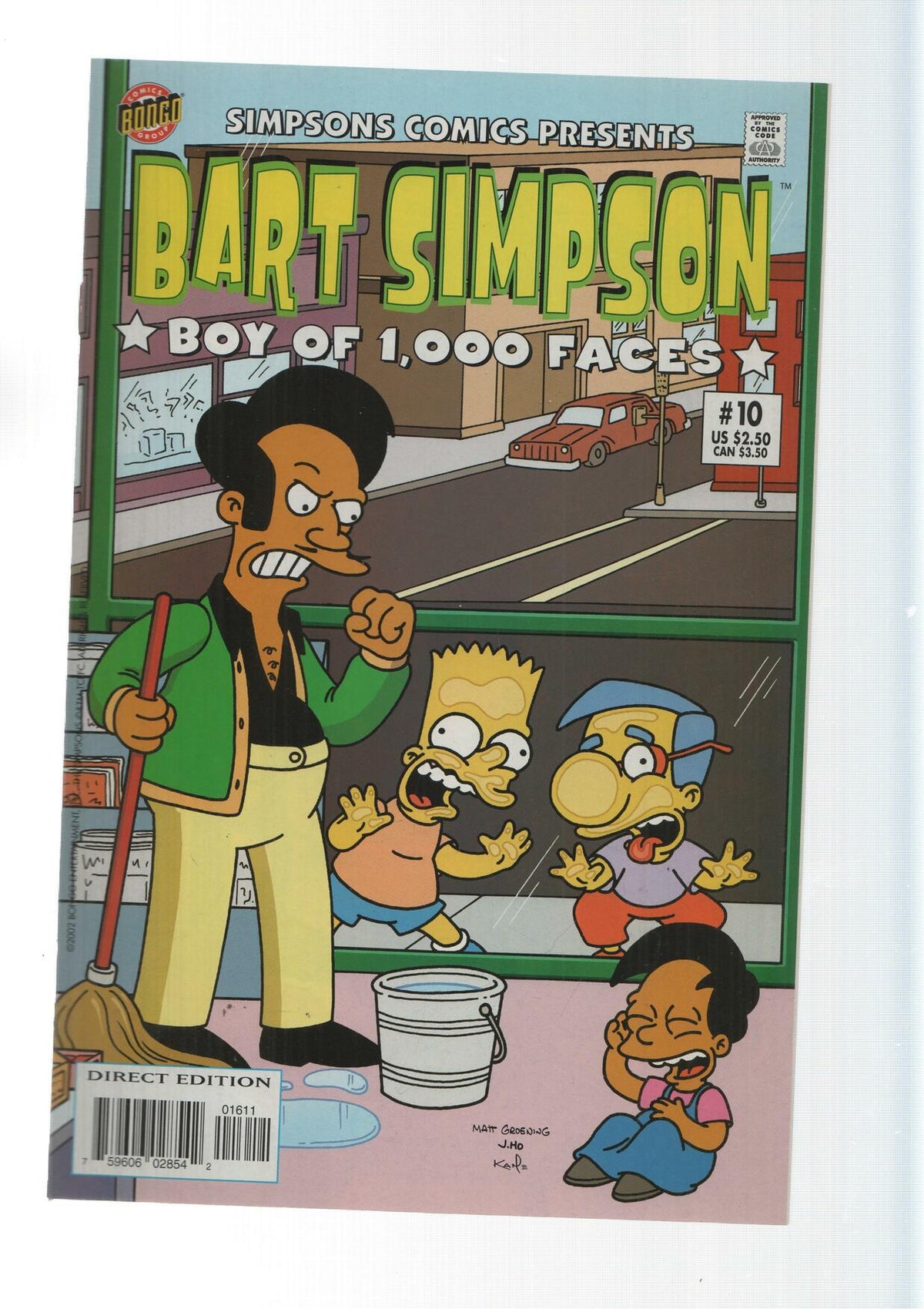 Bongo: Barts beard - Bart Simpson numero 10