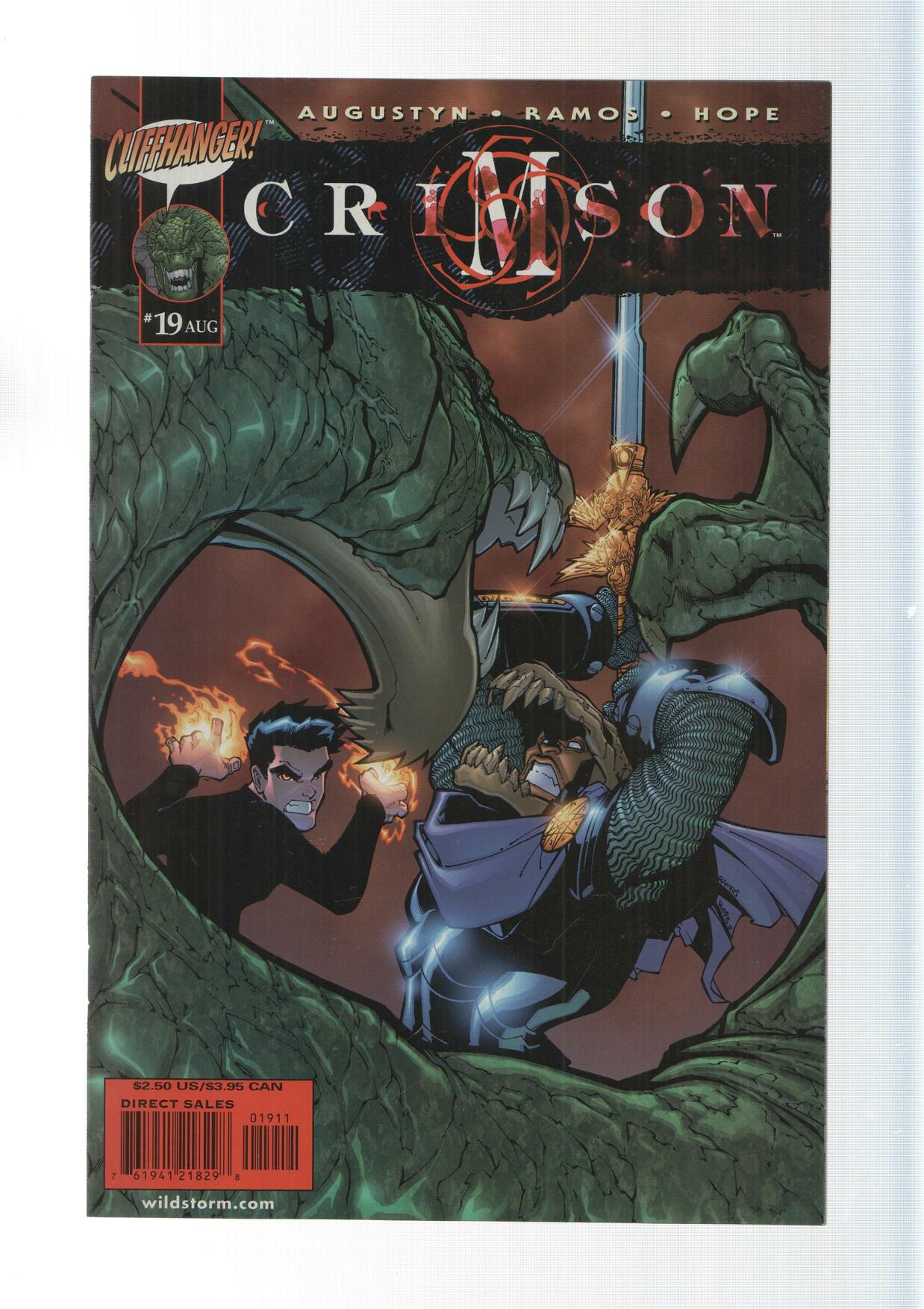 Image: Burn Offerings - Crimson numero 19. Cliffhanger.
