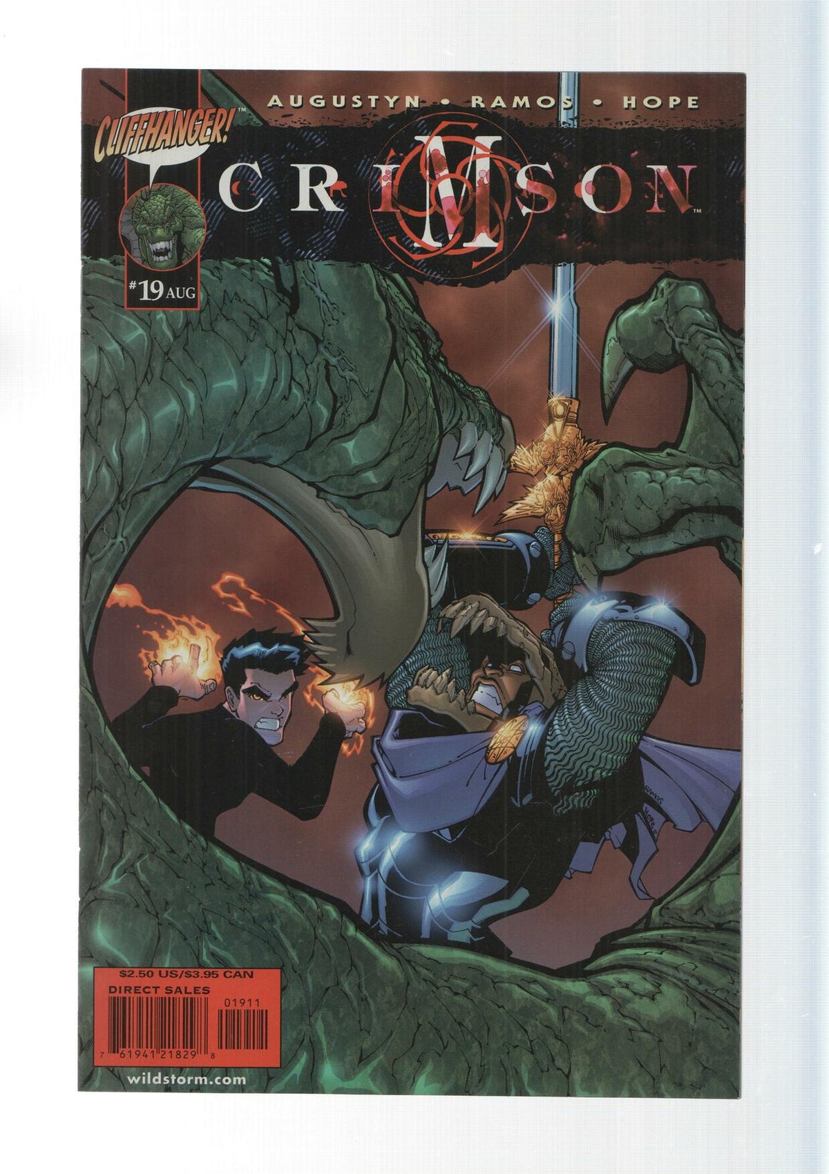 Image: Burn Offerings - Crimson numero 19. Cliffhanger.
