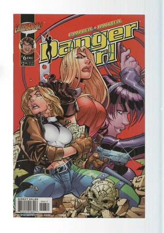 Image: Dangerous Destinies - Danger Gilr numero 6B. Cliffhanger