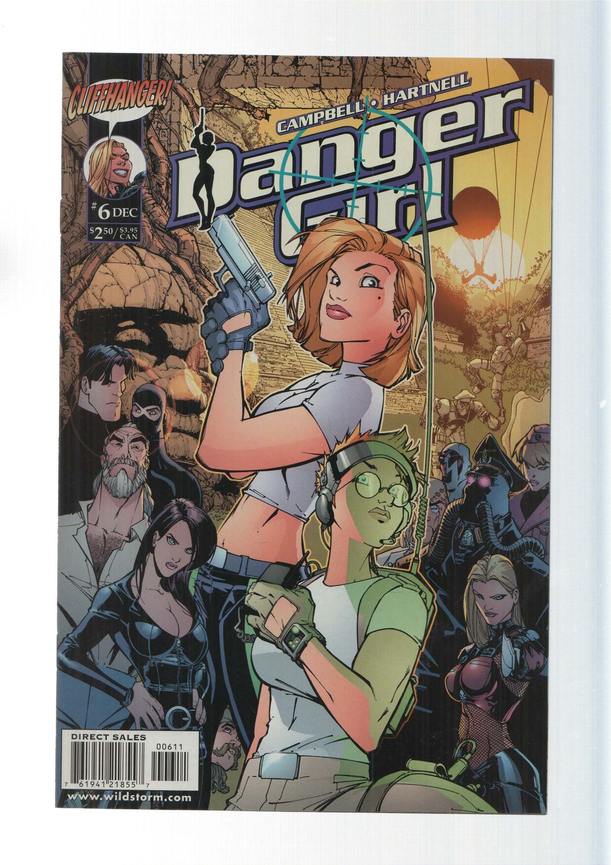 Image: Dangerous Destinies - Danger Gilr numero 6C. Cliffhanger