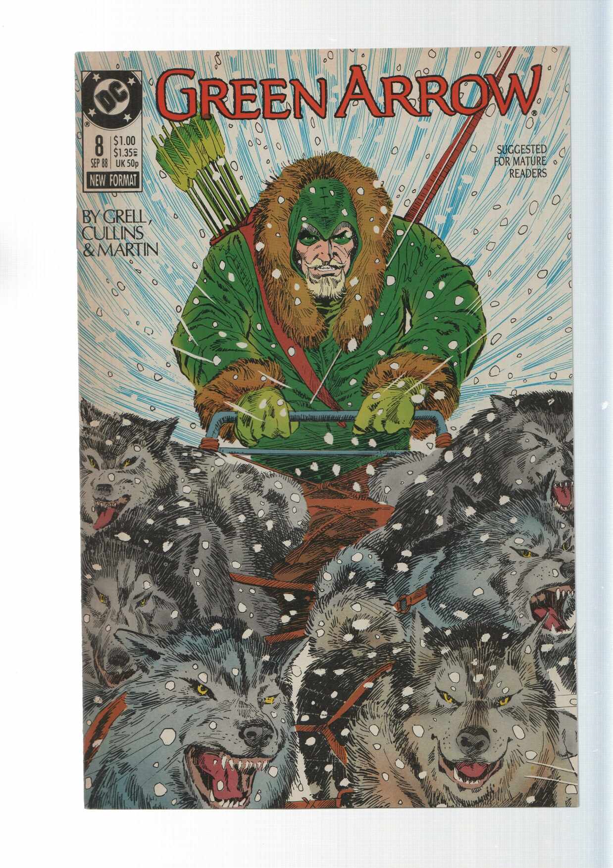 Dc: The Powderhorn Trail - Green Arrow numero 8. By Grell, Cullins and Martin