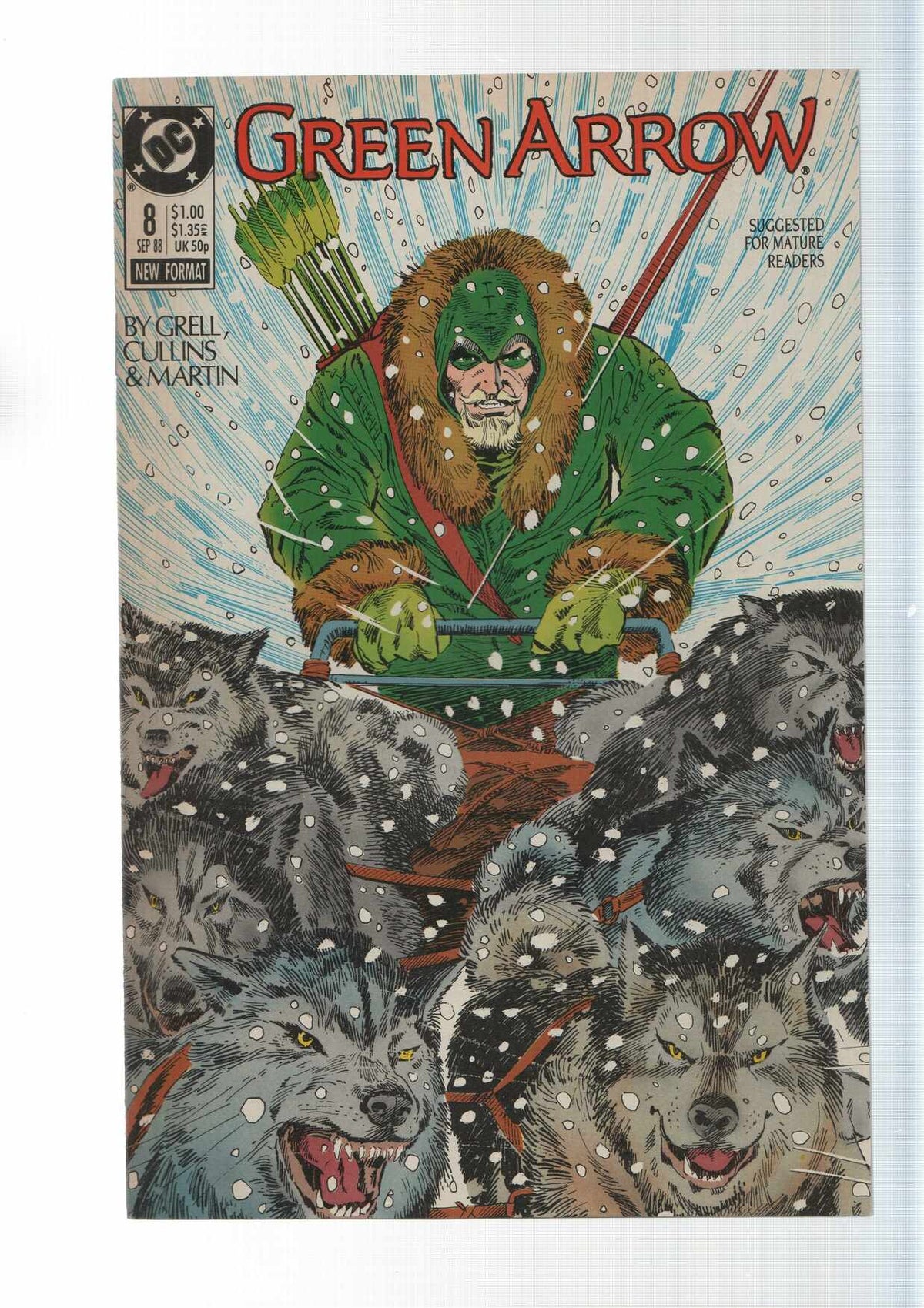 Dc: The Powderhorn Trail - Green Arrow numero 8. By Grell, Cullins and Martin