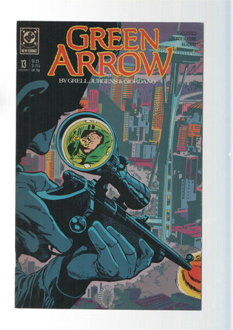 Dc: Moving Target - Green Arrow numero 13. By Grell, Jurgens and Giordano