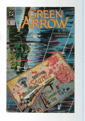 Dc: Seattle adn Die part 2 - Green Arrow numero 16. By Grell, Hannigan and Giordano