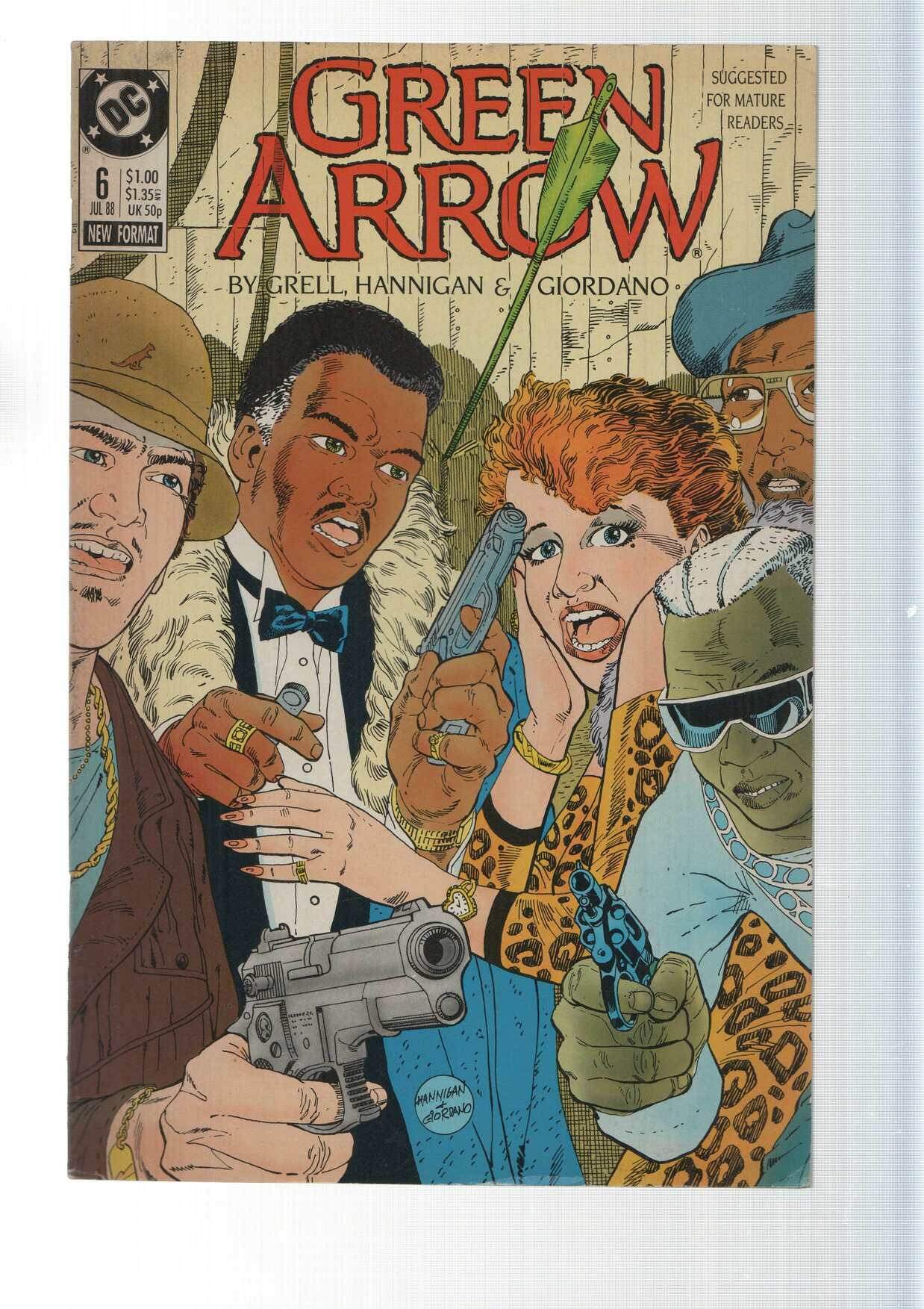 Dc: Gauntlet part 2 - Green Arrow numero 6. By Grell, Hannigan and Giordano