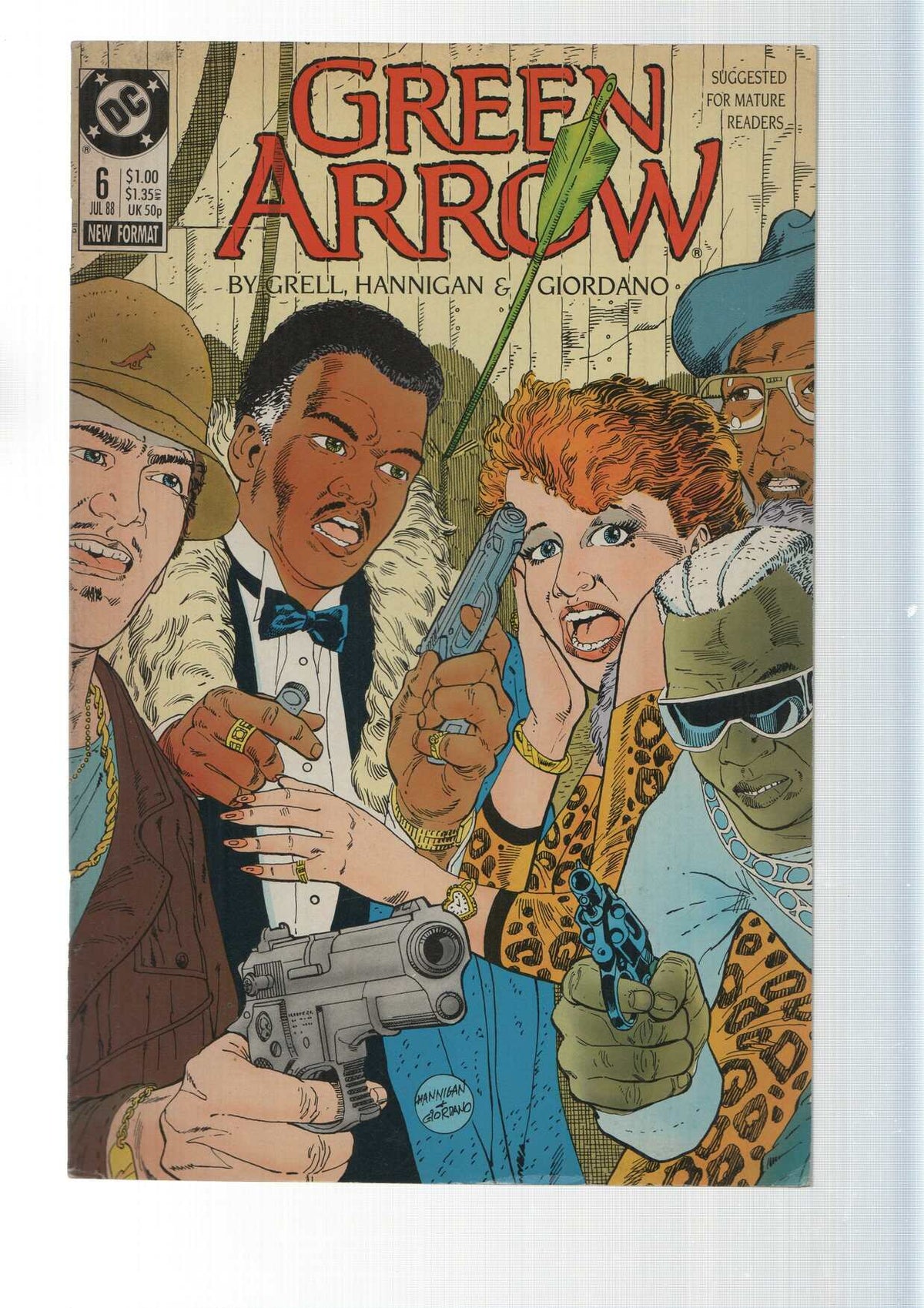 Dc: Gauntlet part 2 - Green Arrow numero 6. By Grell, Hannigan and Giordano