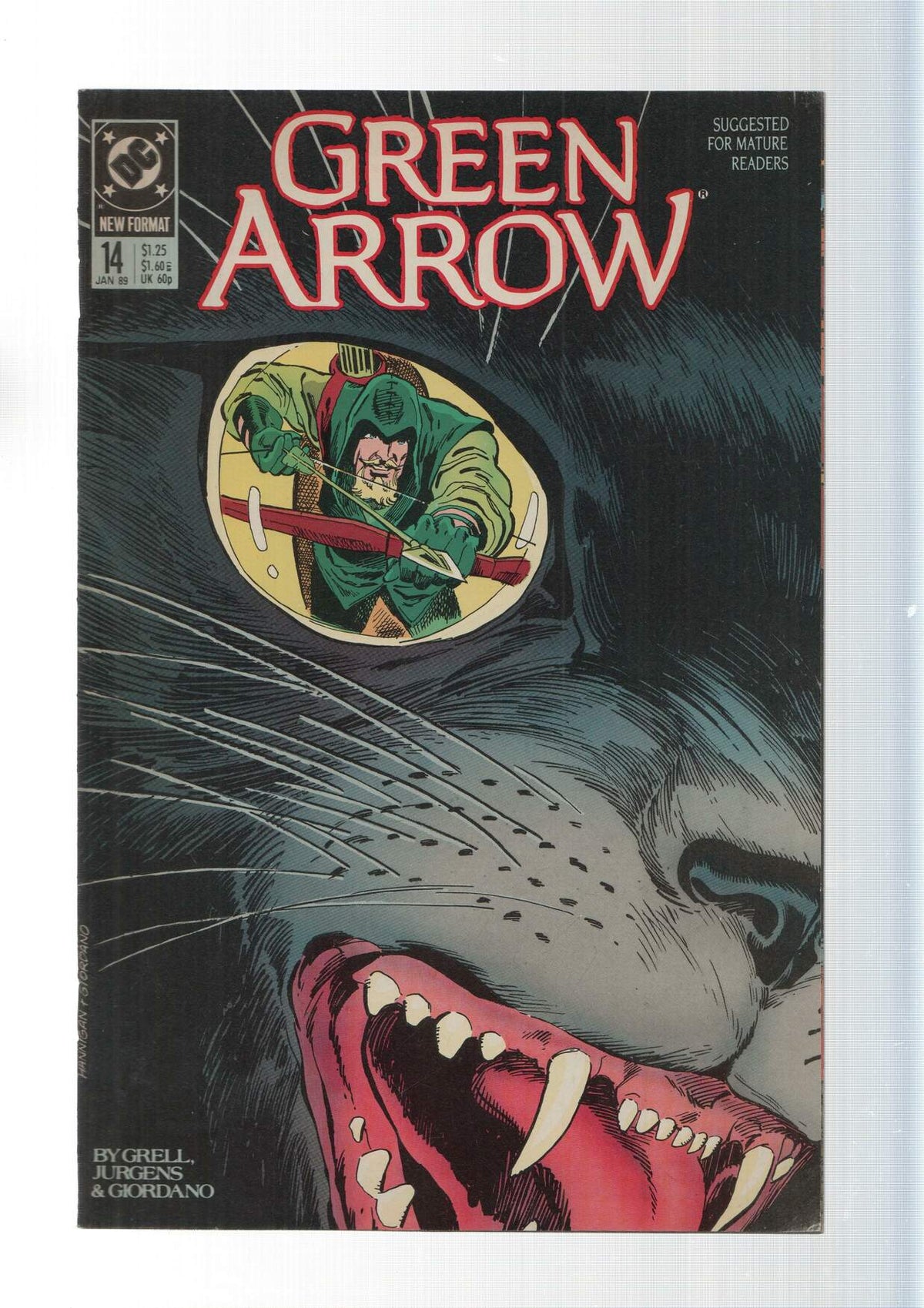 Dc: Green Arrow numero 11. By Grell, Jurgens and Giordano