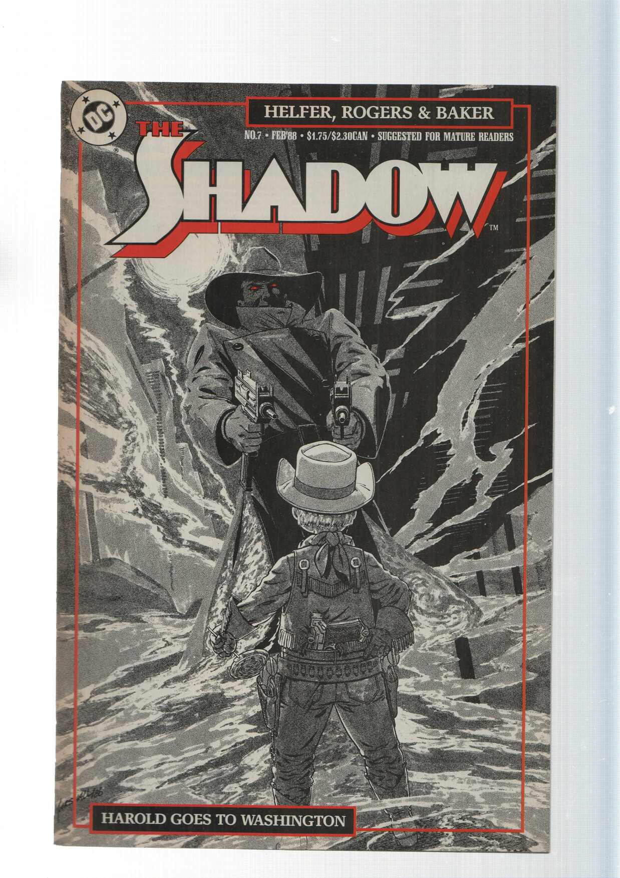 Dc: Harold goes to Washington - The Shadows numero 7