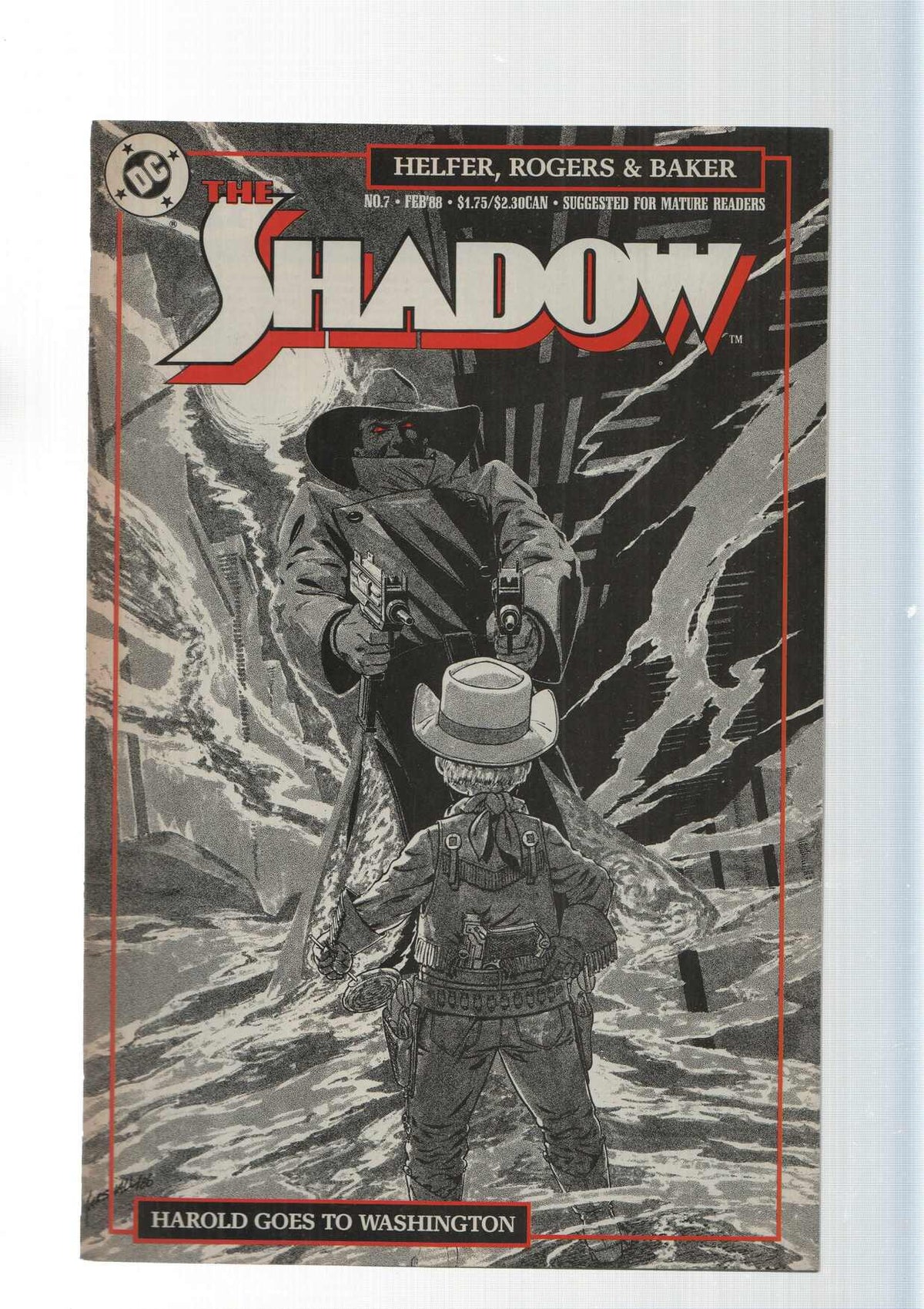 Dc: Harold goes to Washington - The Shadows numero 7