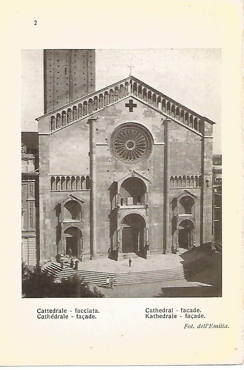 Lamina 641: CATEDRAL DE PIACENZA. Fachada