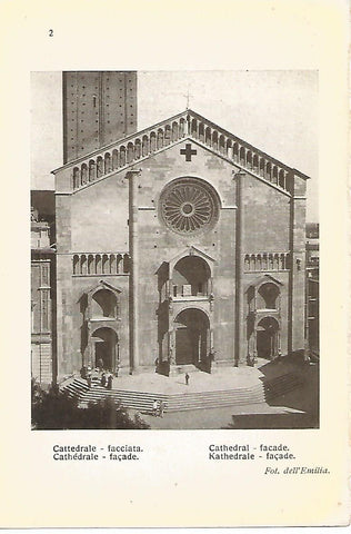 Lamina 641: CATEDRAL DE PIACENZA. Fachada