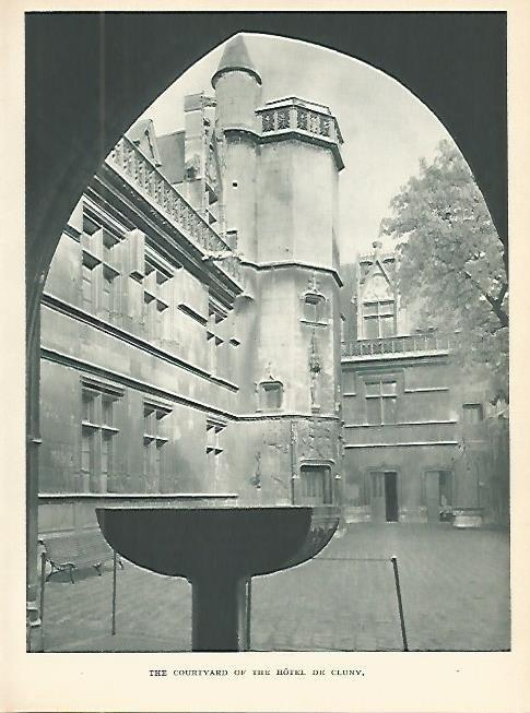 LAMINA 1741: PARIS. Hotel dee Cluny