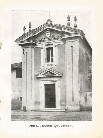 Lamina 1046: ROMA. Iglesia Domine Quo Vadis?