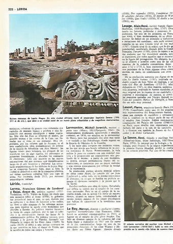 LAMINA MONITOR 0319: RUINAS ROMANAS DE LEPTIS MAGNA (LIBIA)