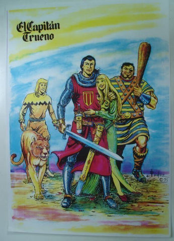 El Boletin: Poster DIN 3 numero 081: Lamina El Capitan Trueno