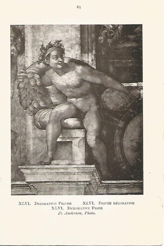 Lamina 957: MIGUEL ANGEL. Figura decorativa