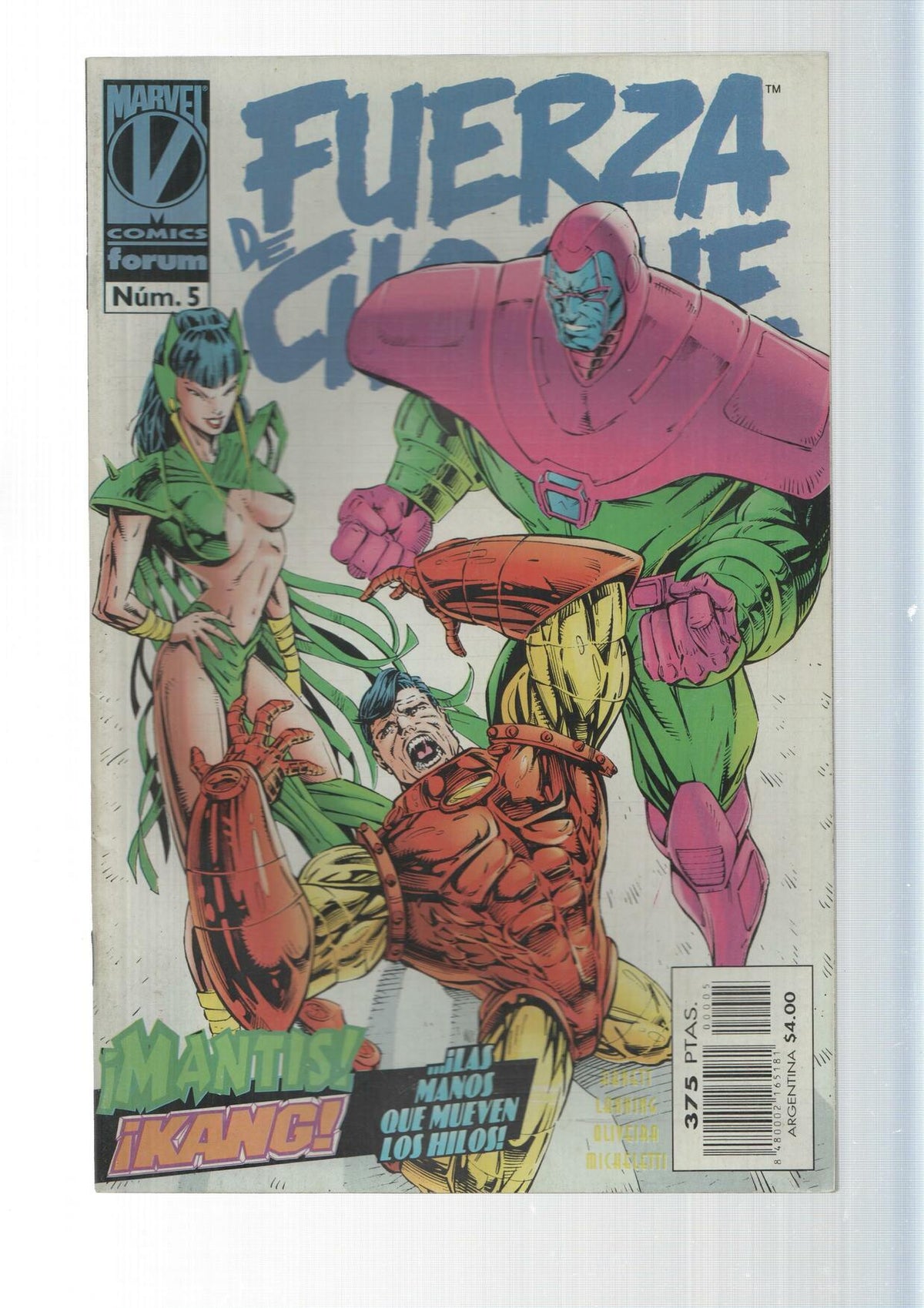 Planeta-De Agostini: Locura del tiempo - Fuerza de Choche numero 5. Marvel Comics