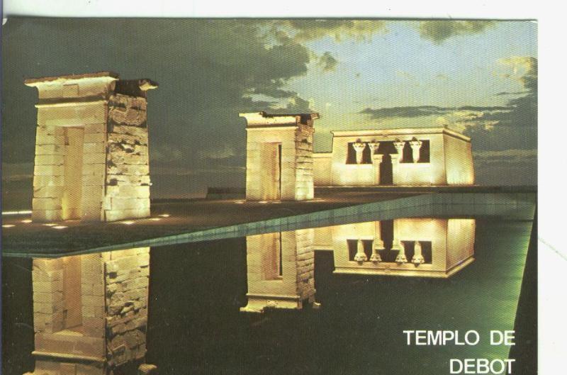 Postal: Madrid: Templo de Debot