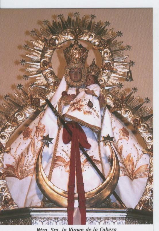 Postal Virgenes 0293 : Nuestra Señora La Virgen de la Cabeza, Alcala de Henares (Madrid)
