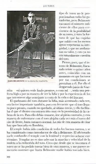 LAMINA COSSIO 50358: Juan Belmonte en su casa de Madrid