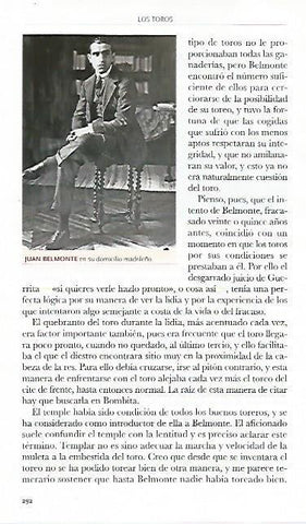 LAMINA COSSIO 50358: Juan Belmonte en su casa de Madrid