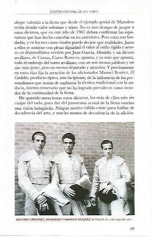 LAMINA COSSIO 50399: Antonio Ordoñez Mondeño y Manolo Vazquez en Madrid 1960