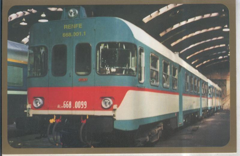 Postal 010887: Automotor Diesel 668-001-1+668-002-9, Cerro Negro, Madrid 1977