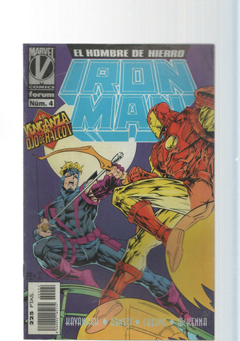 Planeta-DeAgostini: La venganza de Ojo de Halcon. Ojos Inocentes - Iron Man vol. 3, numero 4. Marvel Comics