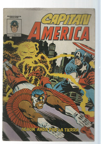 Vertice: Agron anda por la Tierra - Capitan America numero 7. Mundicomics