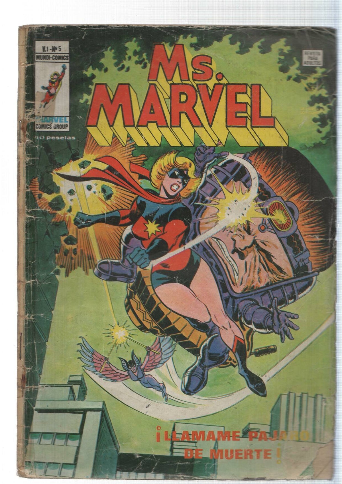 Vertice: Llamame pajaro de muerte - Ms. Marvel vol. 1 numero 5. Mundicomics.