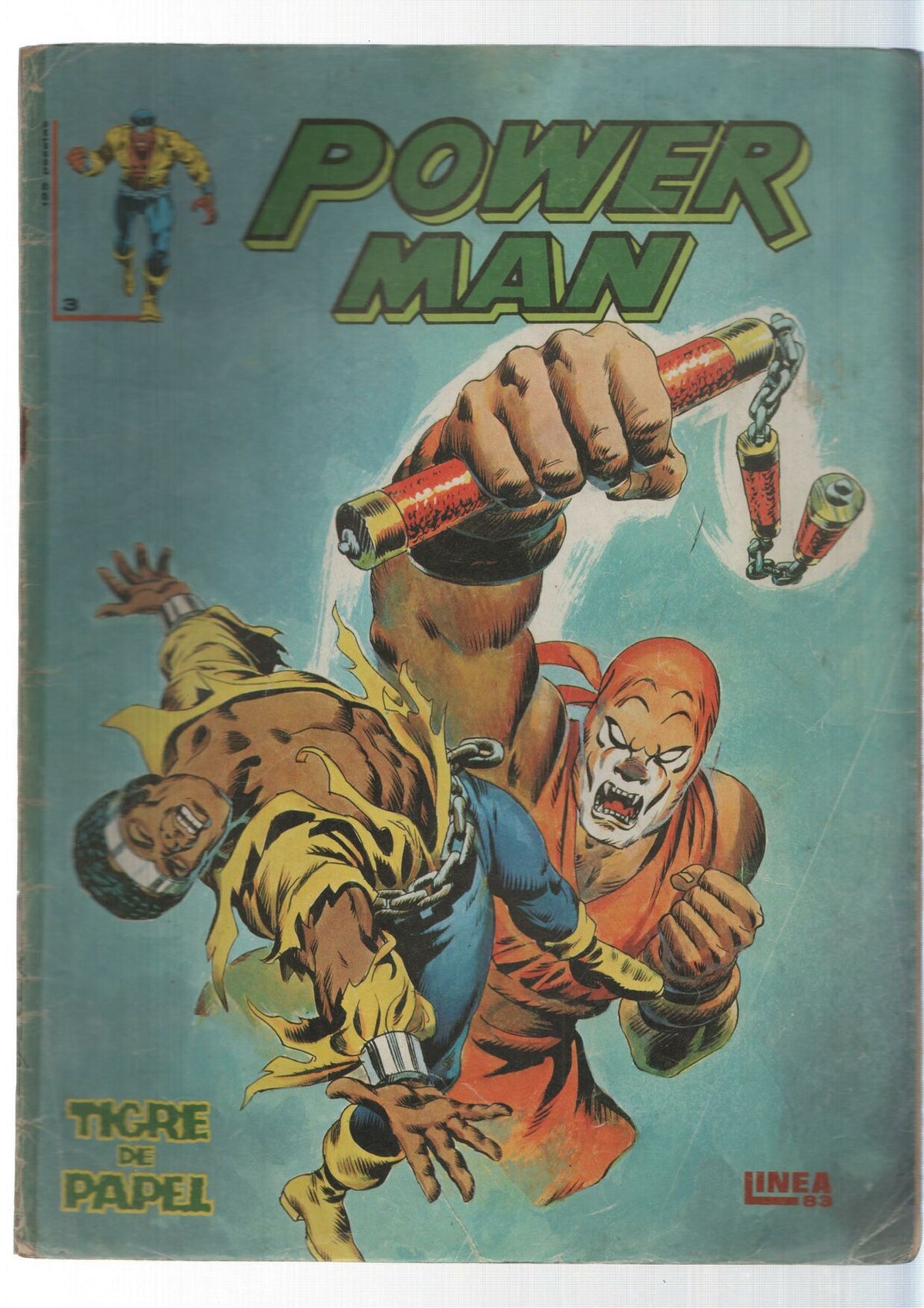 Surco: Tigre de papel - Power Man numero 3. Mundicomics. Linea 83