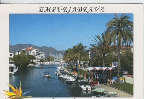 Postal 07977 : Costa Brava: Empuria, vista de un canal