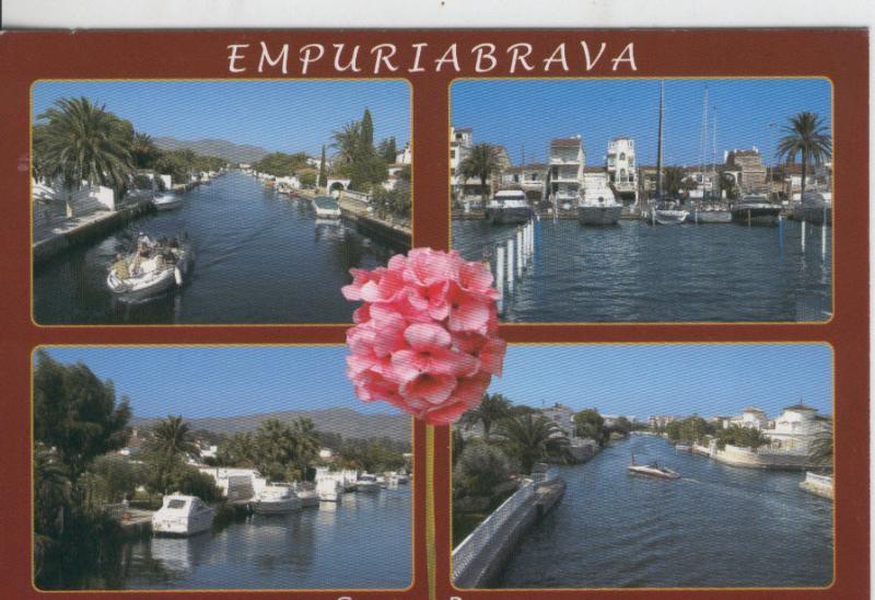 Postal 07978 : Costa Brava: Empuria, vista canales