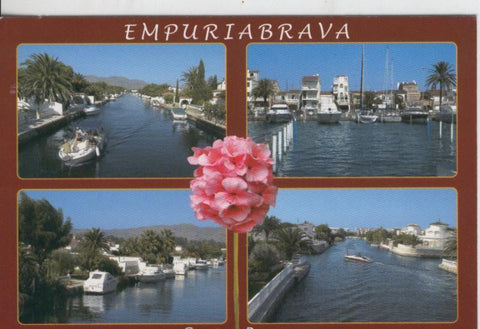 Postal 07978 : Costa Brava: Empuria, vista canales