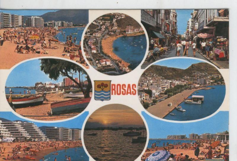Postal 07850 : Costa Brava, Rosas, vistas
