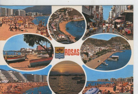 Postal 07850 : Costa Brava, Rosas, vistas