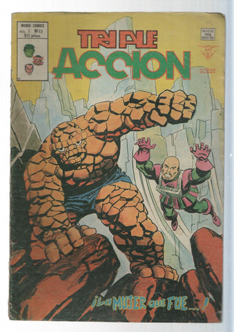 Vertice: La mujer wue fue - Triple Accion vol. 1 numero 13. Mundicomics