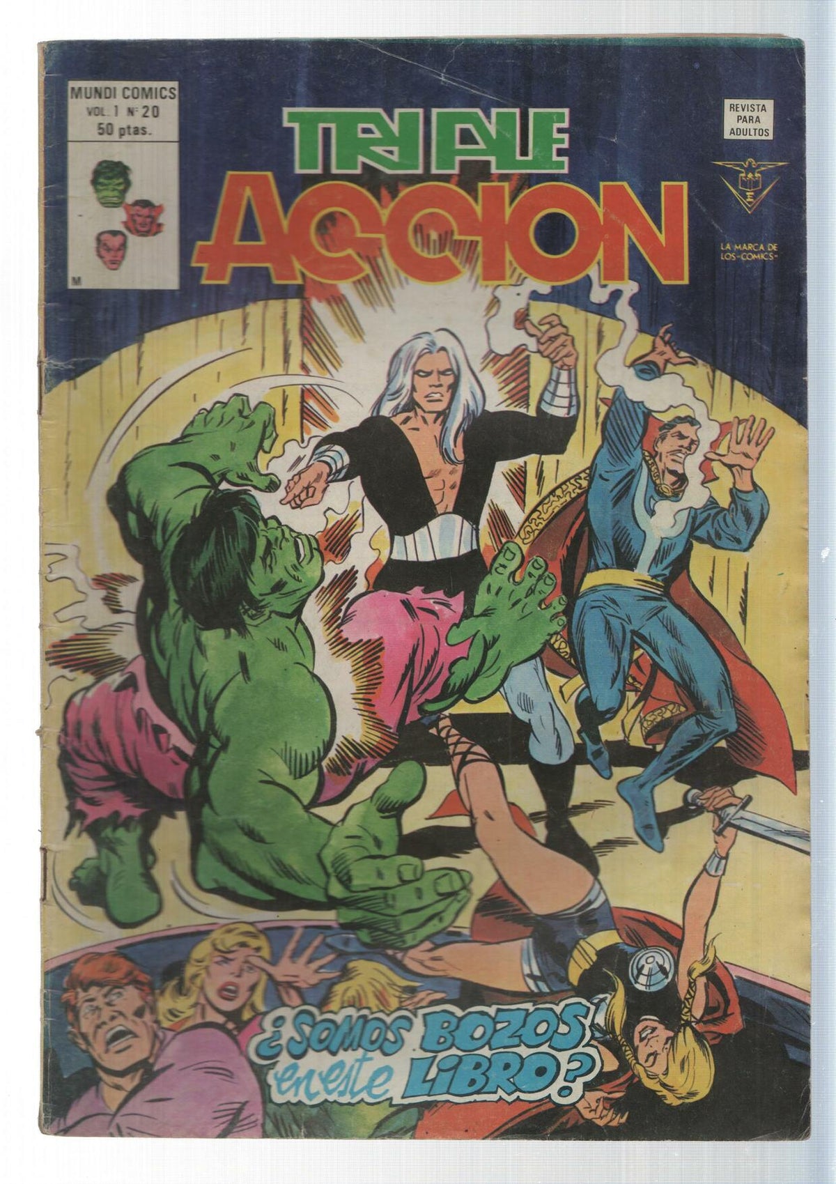 Vertice: Somos Bozos en este libro - Triple Accion vol. 1 numero 20. Mundicomics