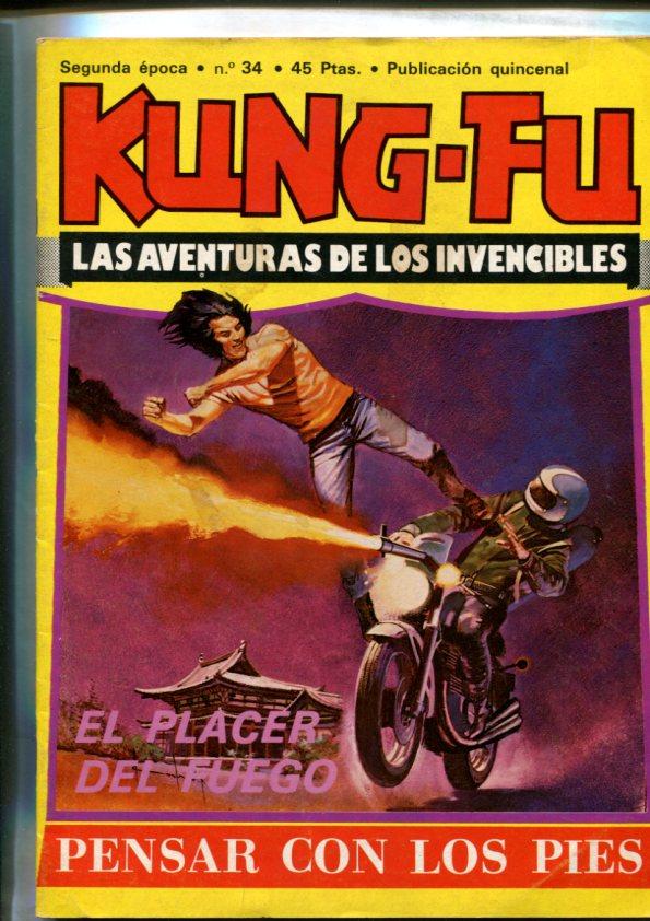 Kung Fu numero 34: (numerado 1 en trasera), articulo 4 paginas lucha oriental: Pensar con los pies