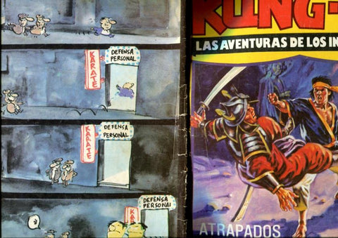 Kung Fu numero 41: articulo 4 paginas lucha oriental: Defensa contra patada hacia atras