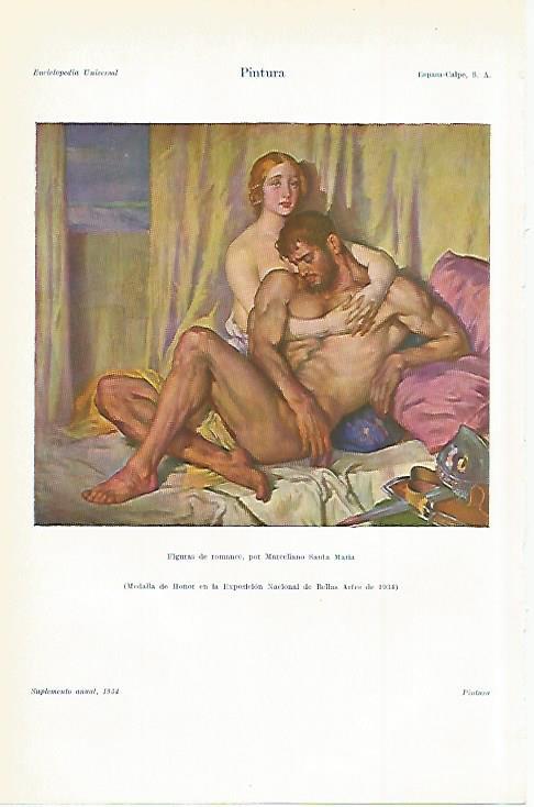 LAMINA ESPASA 7824: Figuras de romance por Marcelino Santa Maria