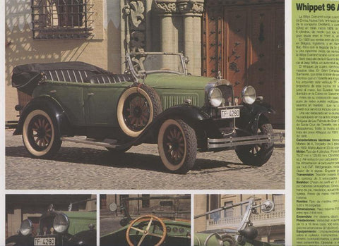 Automoviles antiguos de canarias modelo 02: Whippet 96 A (willys Overland)