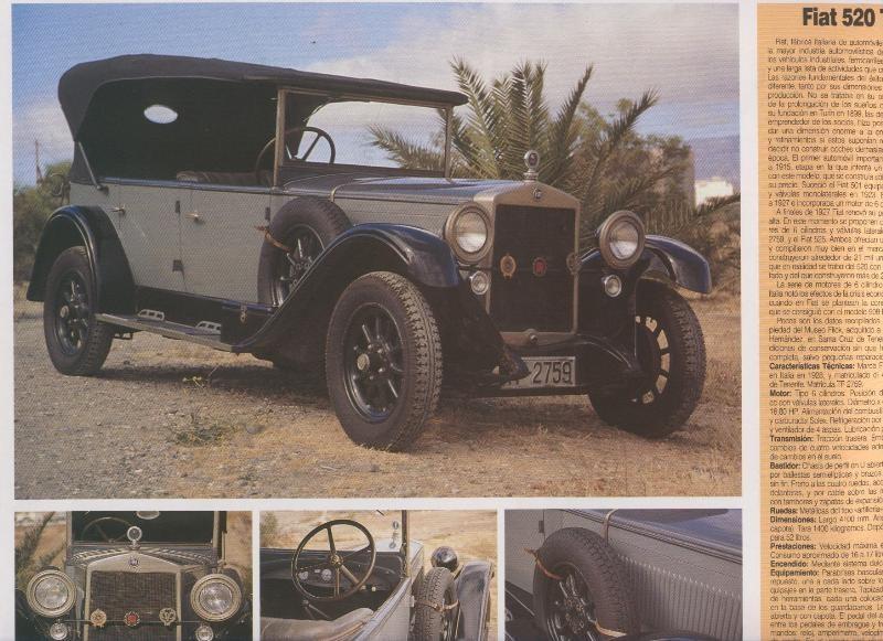 Automoviles antiguos de canarias modelo 13: Fiat 520 Torpedo