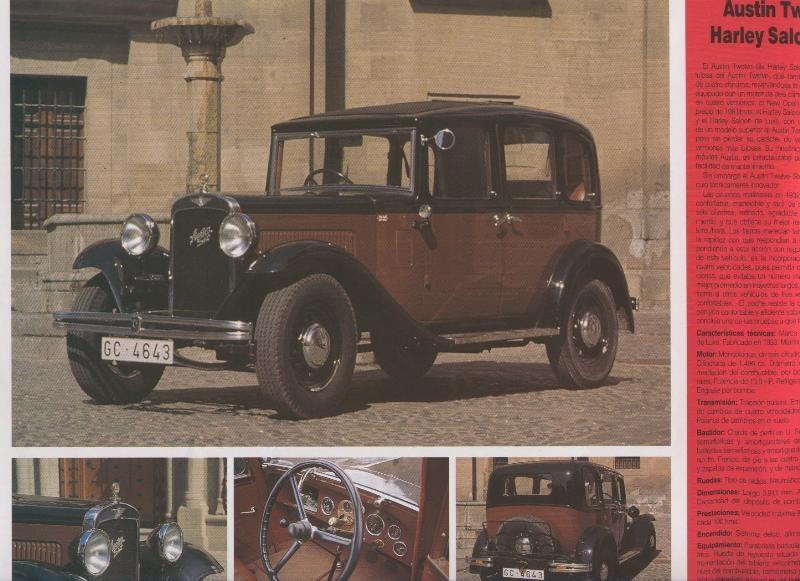 Automoviles antiguos de canarias modelo 14: Austin Twelve Six Harley Saloon de Luxe