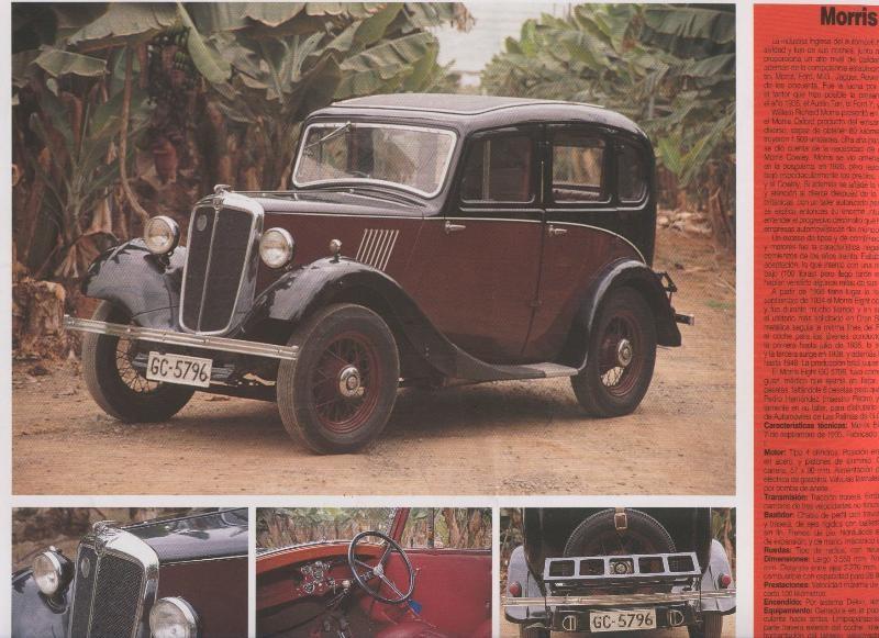 Automoviles antiguos de canarias modelo 16: Morris Eight
